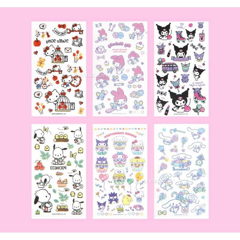 韓國🇰🇷三麗鷗紋身貼紙 轉印貼紙 凱蒂貓/庫洛米/大耳狗/三麗鷗家族/美樂蒂/帕恰狗-細節圖8