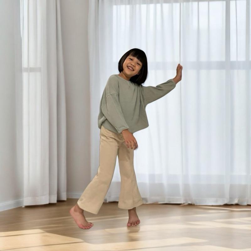 韓國🇰🇷 minikin冬天刷毛喇叭褲-細節圖9