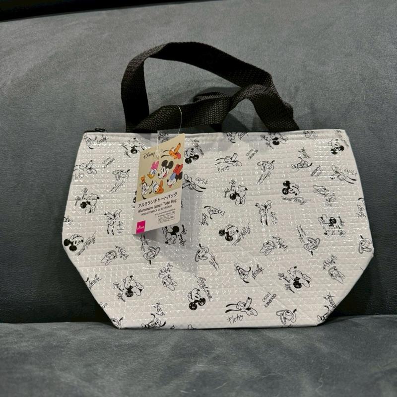 日本🇯🇵大創 保冷袋 環保袋 便當袋 維尼 米奇 牛仔布保冷袋-細節圖2