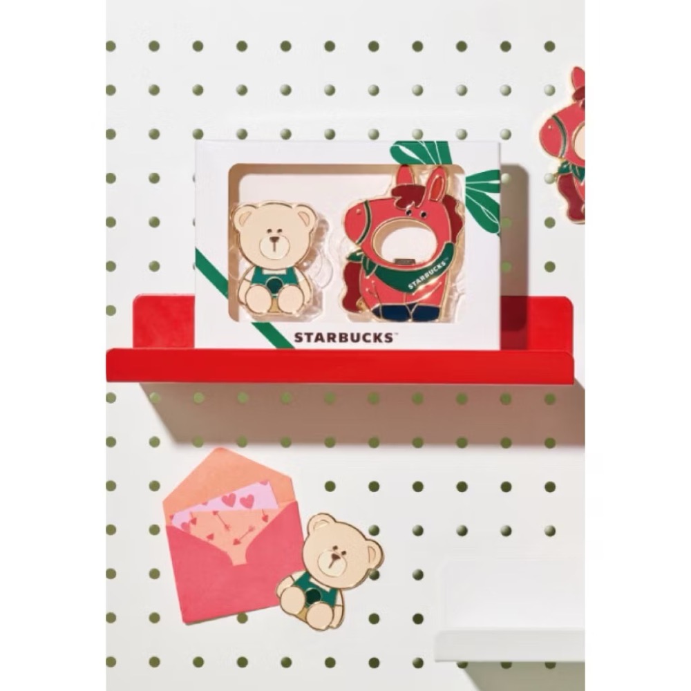 韓國星巴克 馬年限定 兩用冰箱貼 開瓶器 磁鐵-細節圖2