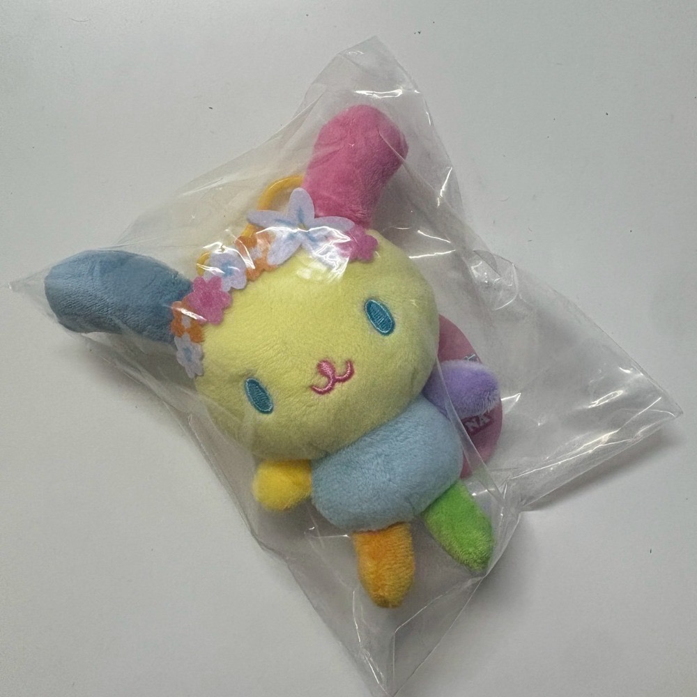 韓國限定三麗鷗彼安諾花小兔13公分吊飾可愛包包吊飾療癒小物-規格圖2