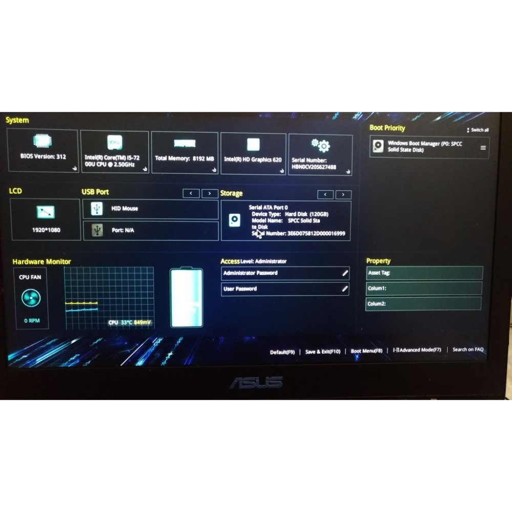【勿下標】【拆賣 】ASUS BX310U 筆電 外殼 螢幕 啦叭 散熱風扇 硬碟架 音源板 主機板 觸控板 詳閱說明-細節圖2
