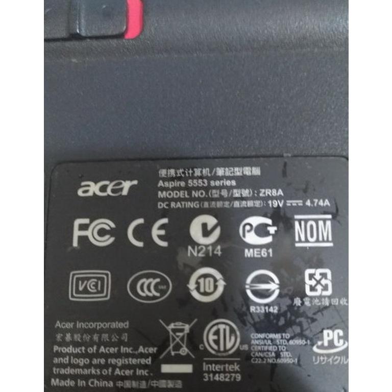 【零件機】ACER 宏碁 5553G (ZR8A) 筆電 報帳機 瑕疵機 零件機 故障機 詳閱說明-細節圖5