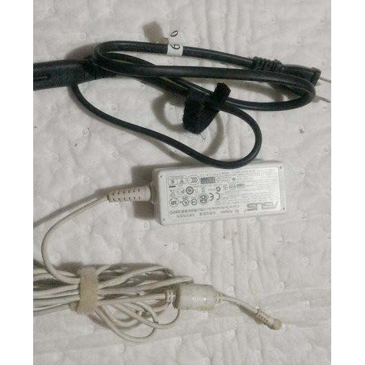 華碩 ASUS Eee PC 原廠 白色 19V 2.1A 2.4mm * 0.7mm AD6630 變壓器 電源線-細節圖2