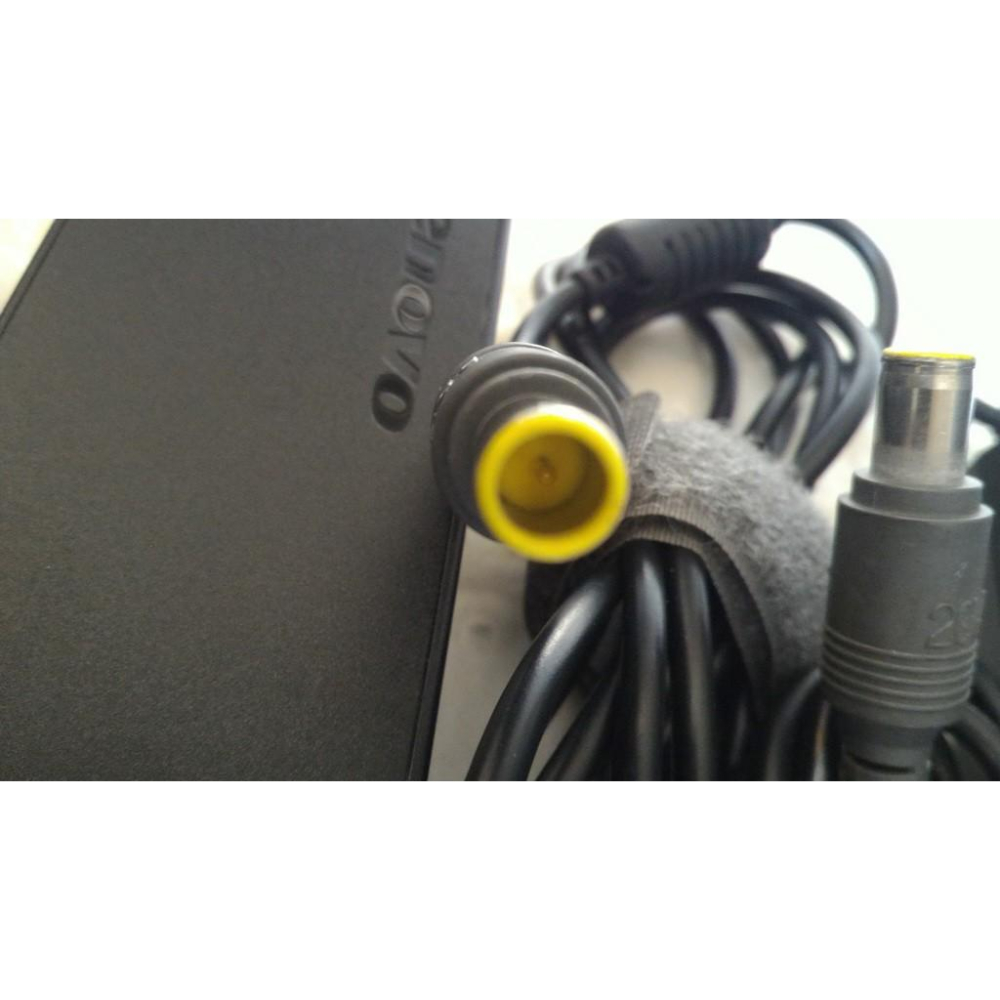 Lenovo 聯想 原廠 20V 4.5A 90W 變壓器 電源線 黃色 圓頭 帶針 附電源線-細節圖3