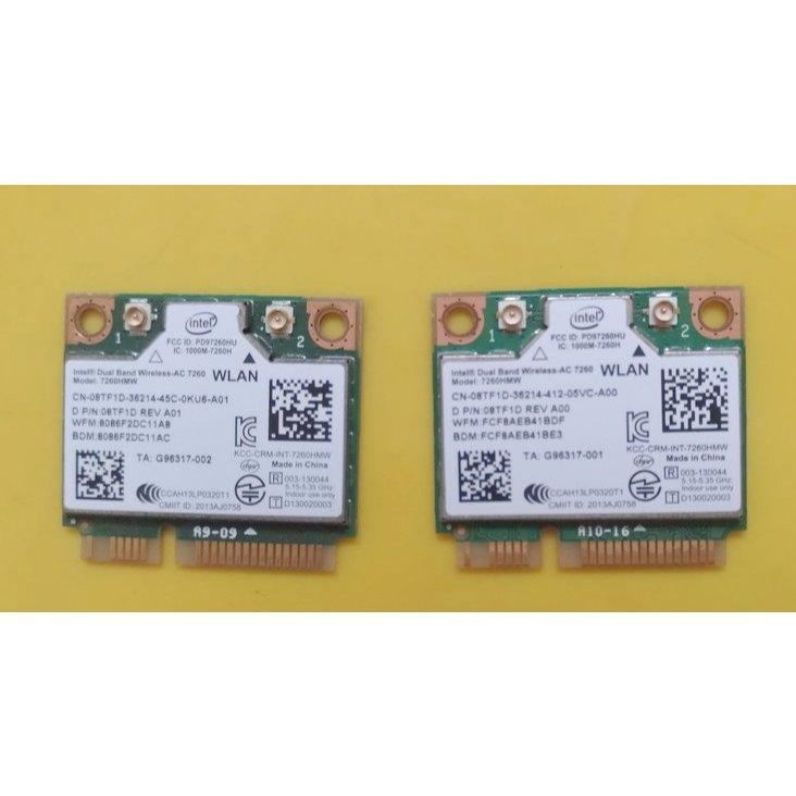 筆電用 Intel AC 7260 HMW mini PCI-E 藍芽4.0 無線網路卡 WLAN-細節圖2