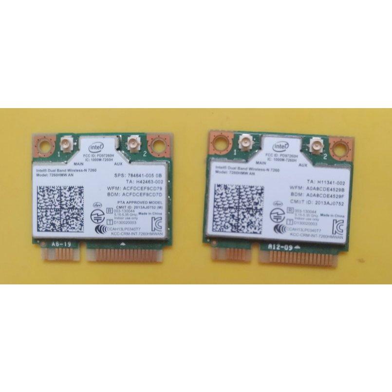 筆電用 Intel AC 7260 HMW mini PCI-E 藍芽4.0 無線網路卡 WLAN-細節圖4