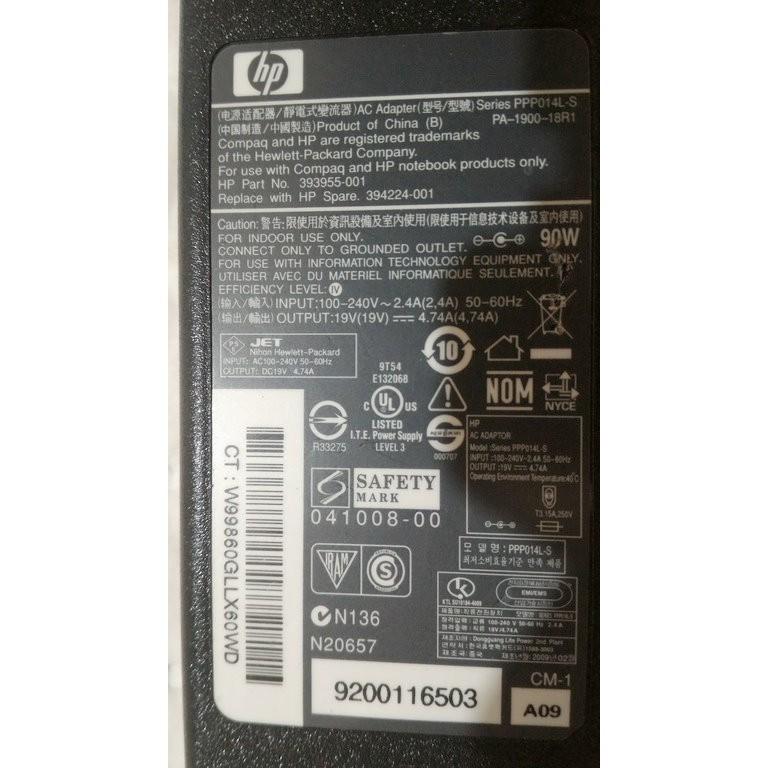 HP 原廠 19V 4.74A 90W 變壓器 電源線 孔徑4.8*1.7mm 附電源線 PA-1900-18R1-細節圖2