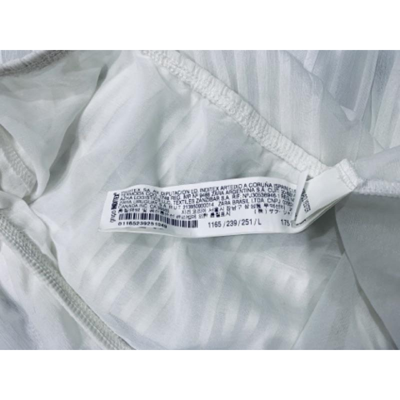 全新 Zara 黑白 雪紡 各一件 OL-細節圖4