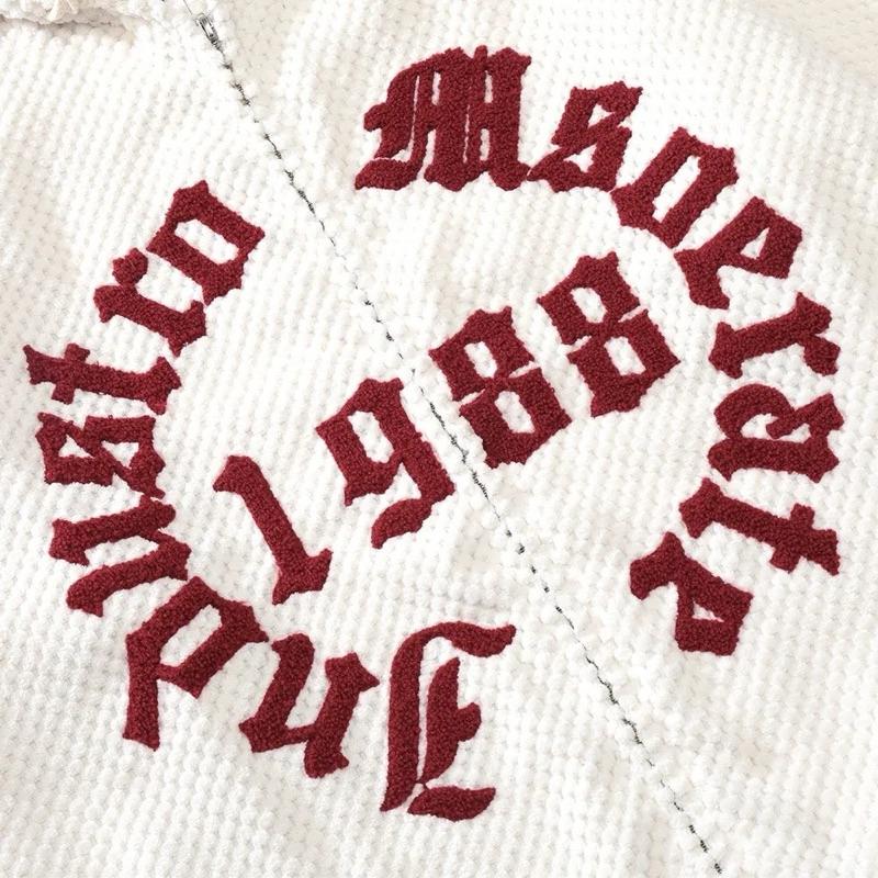 全新 黑色1988連帽外套 歌德 暗黑 goth 頹廢 英文字體 美式 龐克 oversize-細節圖3