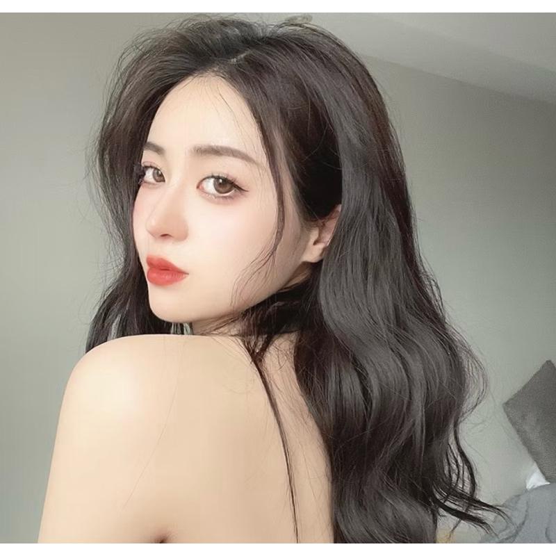 中長髮 捲髮 波浪假髮片 墊髮片 蓬鬆 頭頂 水波紋假髮片 兩側増髮量 髮根隱形 捲髮片 淺棕色-細節圖5