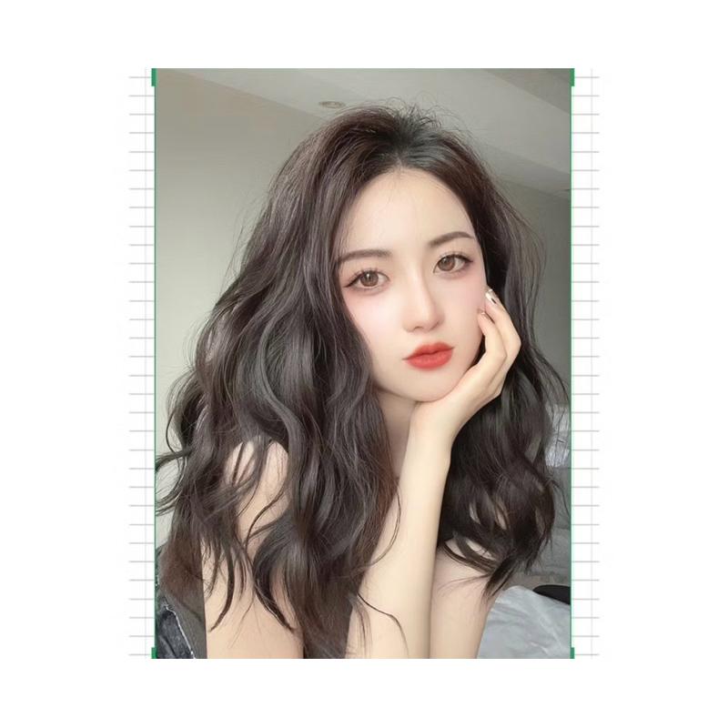 中長髮 捲髮 波浪假髮片 墊髮片 蓬鬆 頭頂 水波紋假髮片 兩側増髮量 髮根隱形 捲髮片 淺棕色-細節圖6