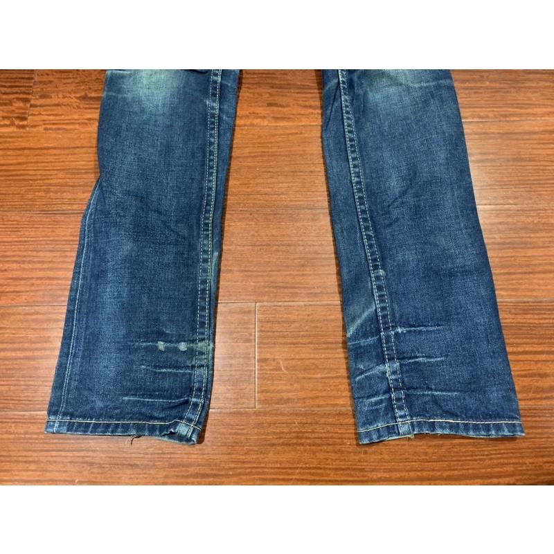 Levi’s 925 刷色刷破 牛仔褲 小直筒 復古-細節圖3