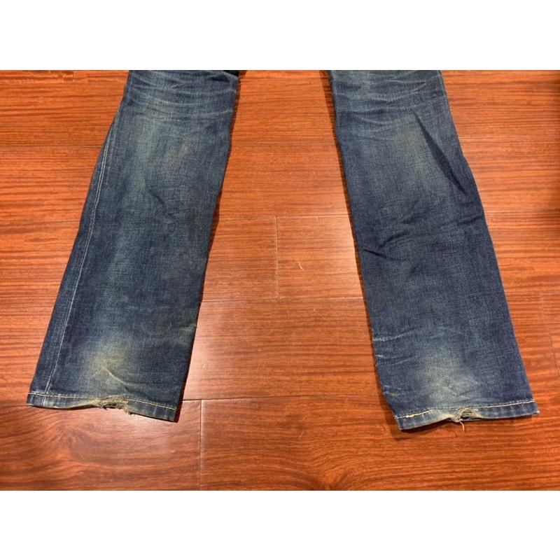 Levi’s 925 刷色刷破 牛仔褲 小直筒 復古-細節圖6
