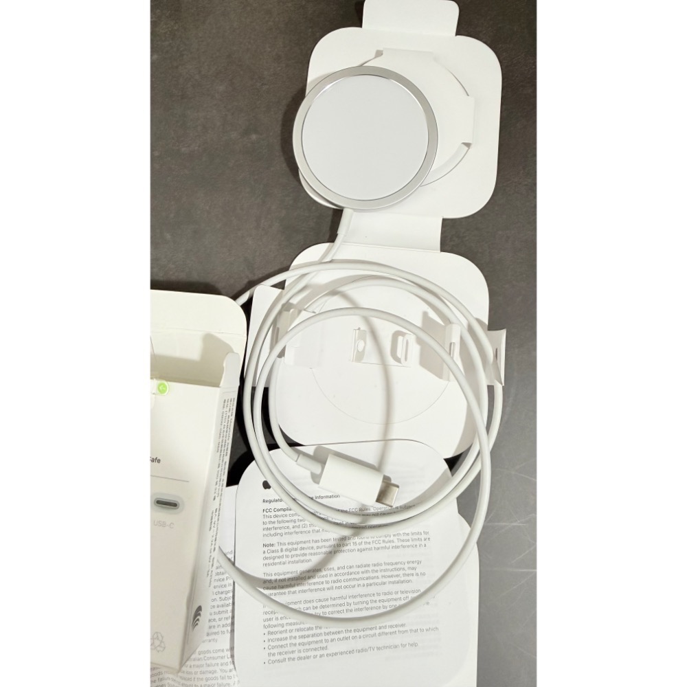 APPLE 原廠 MagSafe Charger 無線充電器 磁吸 充電/愛思Qi- PO3超薄10W 快充-細節圖4