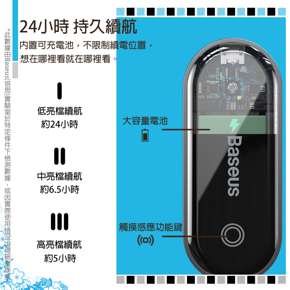 『來人客』 倍思 Baseus 圓閱迷你夾子燈 夾子燈 閱讀燈 檯燈 小夜燈 閱讀燈 床頭燈 書桌-細節圖5