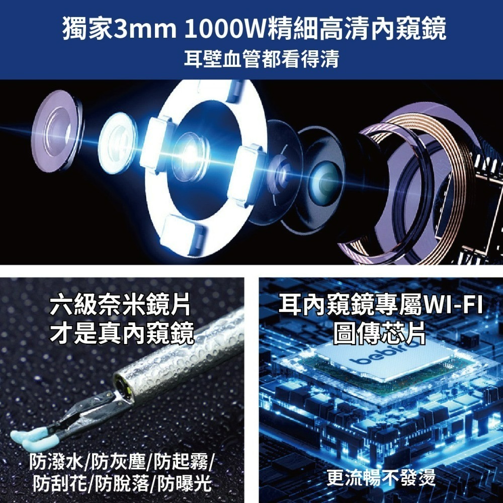 『來人客』 小米有品 bebird 蜂鳥 智能 可視採耳棒 NOTE5 PRO 採鑷兩用 機械臂 挖耳 掏耳棒 保固-細節圖3