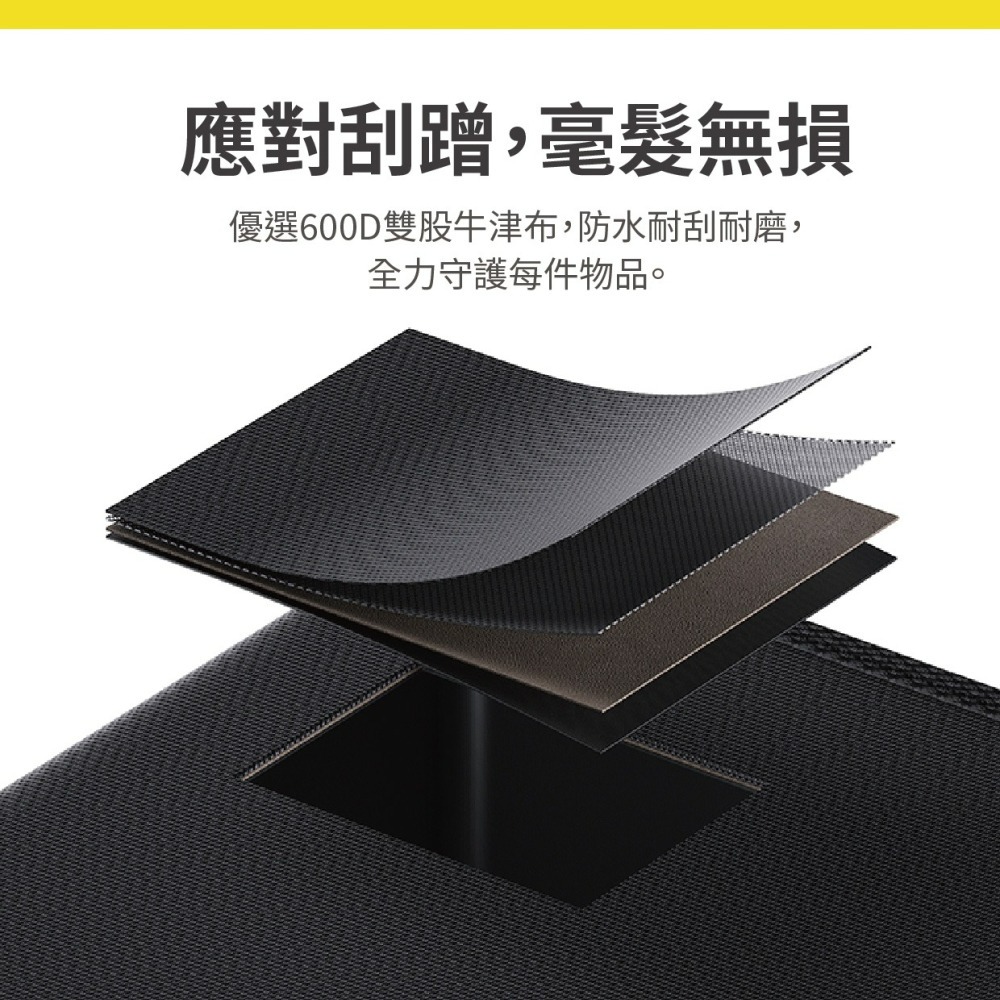 『來人客』 倍思 悠行 車載收納箱 60L 後備箱整理箱 折疊儲物箱 車用收納箱 收納 收納箱 置物-細節圖5