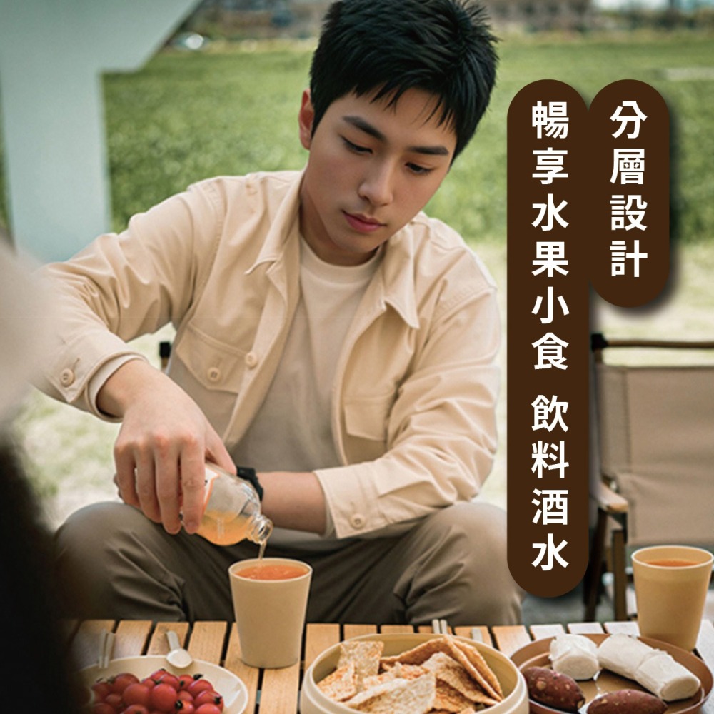 『來人客』 米屋納 戶外餐具17套 餐具 環保餐具 野餐用 環保筷 碗盤 露營餐具 露營用品 防燙碗 餐具組合包-細節圖3
