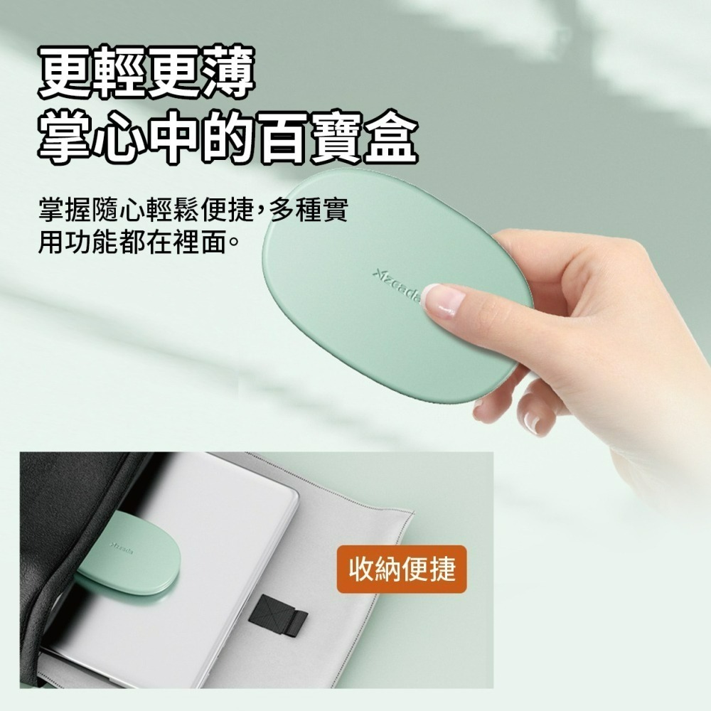 『來人客』 Azeada 百寶盒 60W多功能數據線收納盒 充電線轉接頭收納盒 多功能 60W快充 AZ-B01t-細節圖2