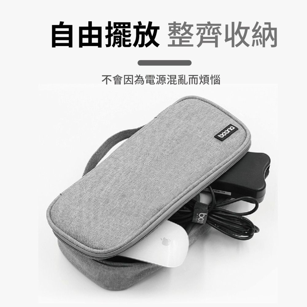 『來人客』 包納 充氣寶收納包 收納包 配件收納 充電頭 防撞包 3C包 整理包 萬用收納-細節圖4