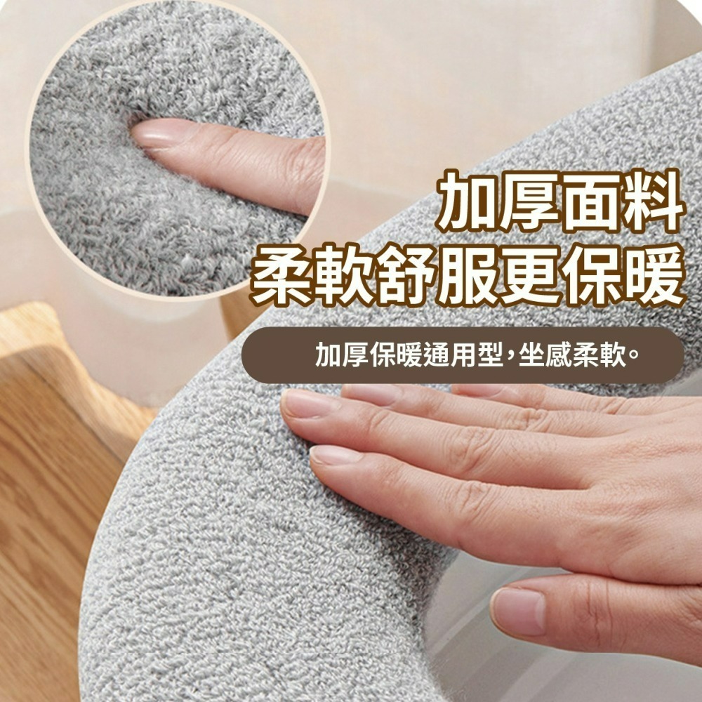 『來人客』 ecoco 馬桶墊 馬桶坐墊 加厚型保暖馬桶墊 暖座套 馬桶圈 保暖墊-細節圖3