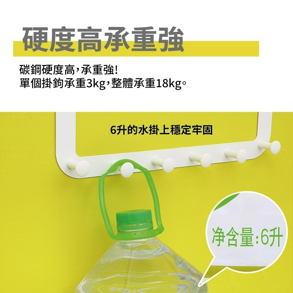 『來人客』ecoco 免釘無痕門後掛勾 掛衣鉤 免釘無痕門後掛鈎 門後掛鈎 浴室掛衣勾 掛勾-細節圖6