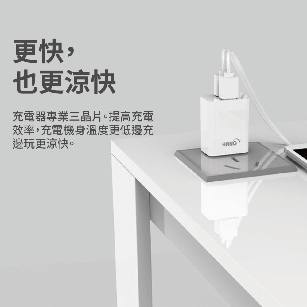 『來人客』 HANG 雙USB 2A充電器 C14A C14 快充頭 充電頭 豆腐頭 充電器  10.5W 雙孔USB-細節圖3