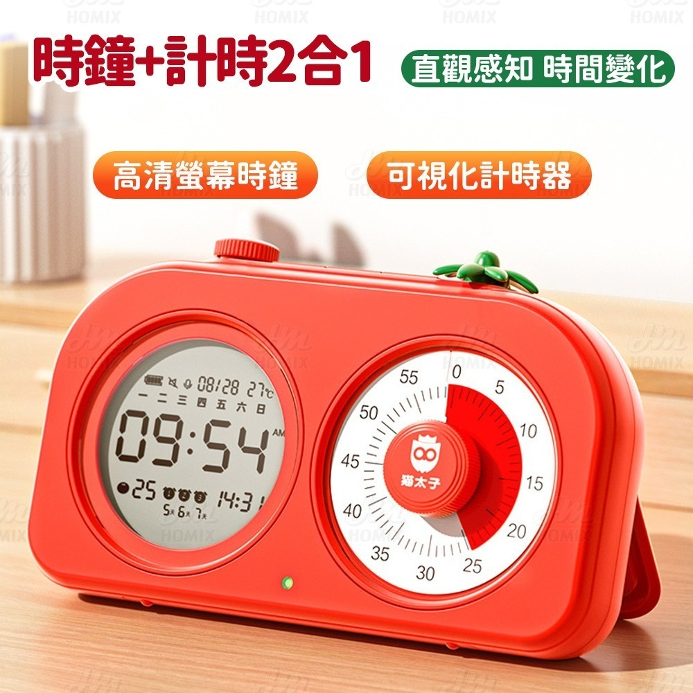 『來人客』 貓太子 雙屏可視化計時器 計時器 讀書計時器 定時器 雙屏計時器 提醒器 管理器 自律-細節圖2