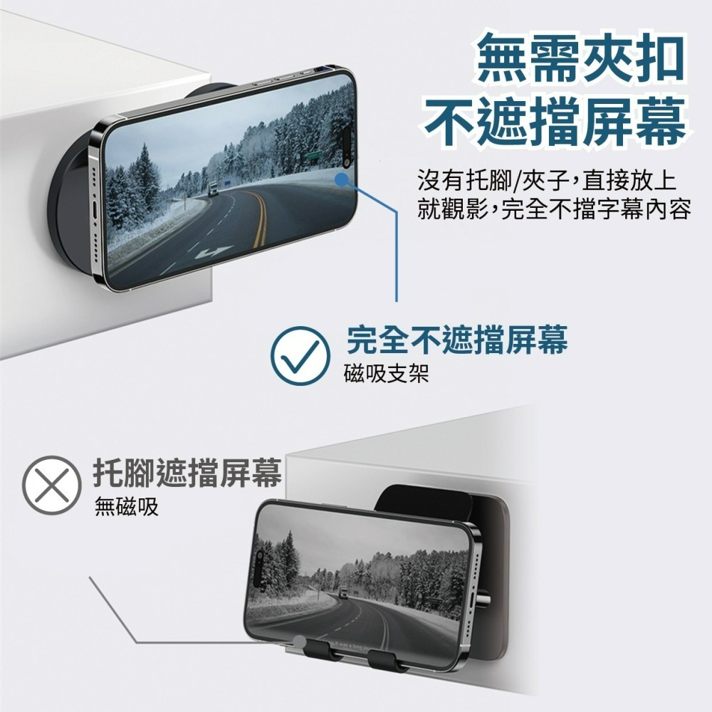 『來人客』 倍思 MagPro 磁吸可折疊牆貼支架 牆貼支架 手機架 汽車 手機架 折疊支架 磁吸支架 磁吸 手機支架-細節圖4