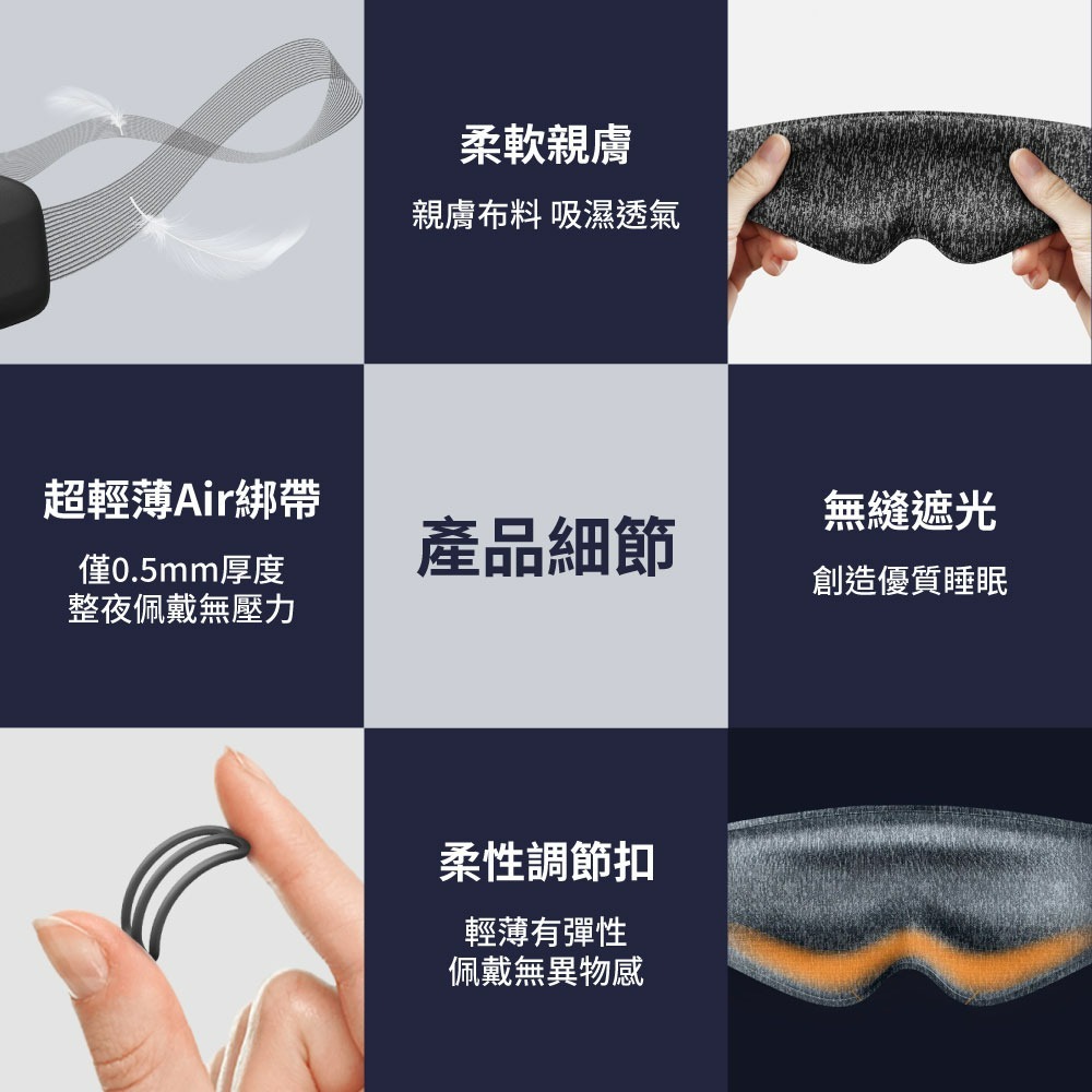 『來人客』 小米有品 Dreamlight 快速熱敷眼罩 3D立體 睡眠眼罩 眼罩 遮光眼罩 加熱眼罩 眼睛熱敷-細節圖7
