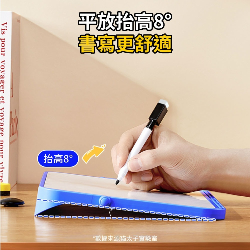 『來人客』 貓太子 二合一自律小白板 自律小白板 雙面小白板 磁性白板 學習白板 日程規劃小白板 計劃白板-細節圖3