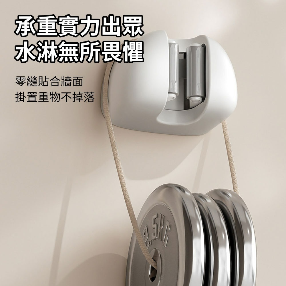 『來人客』 躬親 吸盤壁掛拖把架 壁掛拖把架 吸盤拖把架 拖把座 掃把座 免黏免釘 免打孔拖把架 無痕拖把架-細節圖7