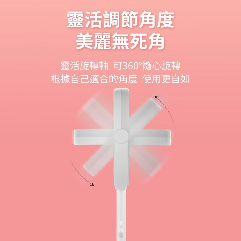 『來人客』 Ecoco LED化妝鏡首飾盒 LED化妝鏡 梳妝鏡 首飾收納 美妝鏡 桌上立鏡 補光化妝鏡 補光鏡-細節圖7