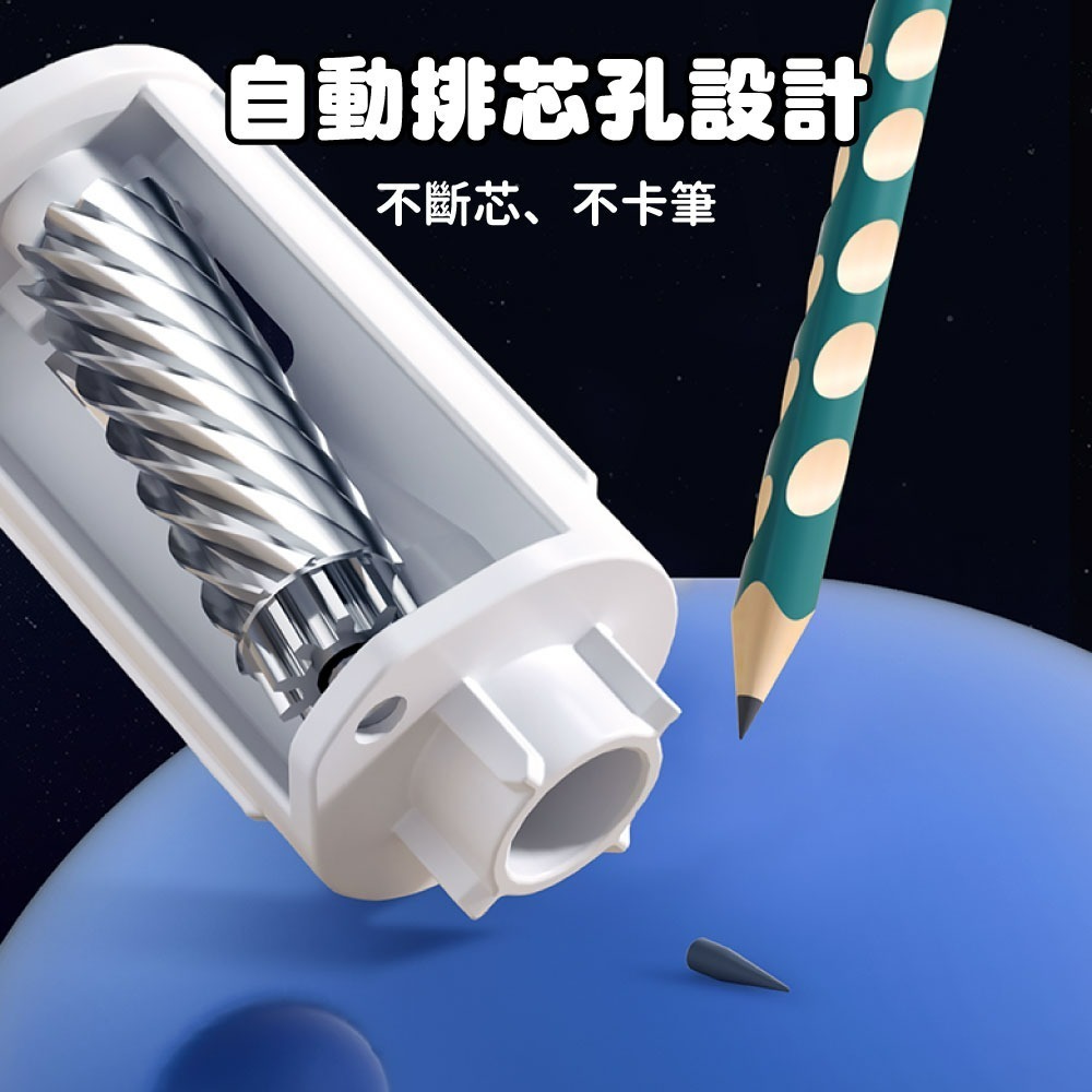 『來人客』 貓太子 太子號全自動削鉛筆機PRO 台灣保固 BSMI檢驗合格 電動 鉛筆機 削鉛筆機 粗三角筆 鉛筆機-細節圖6