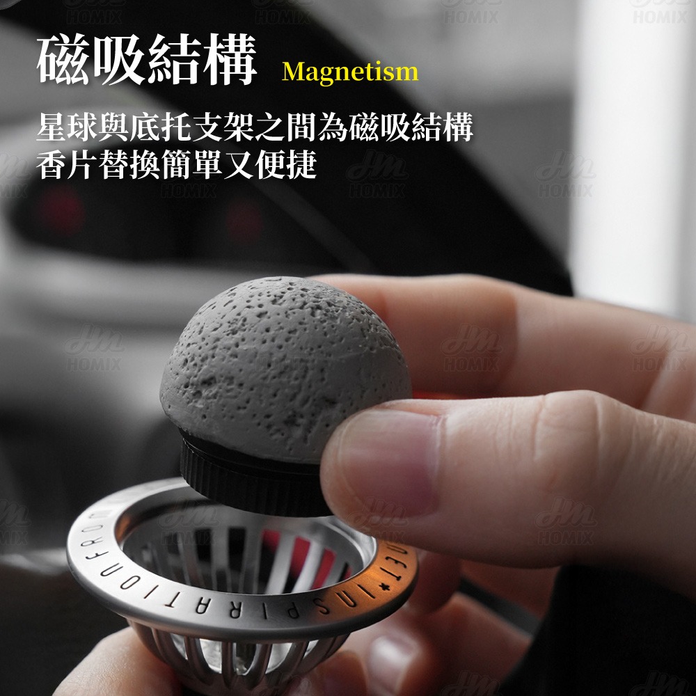 『來人客』小米有品 bbdd 孤獨星球車載香氛 車載香氛 出風口香氛 夾式香氛 香氛 香薰 車用芳香-細節圖7