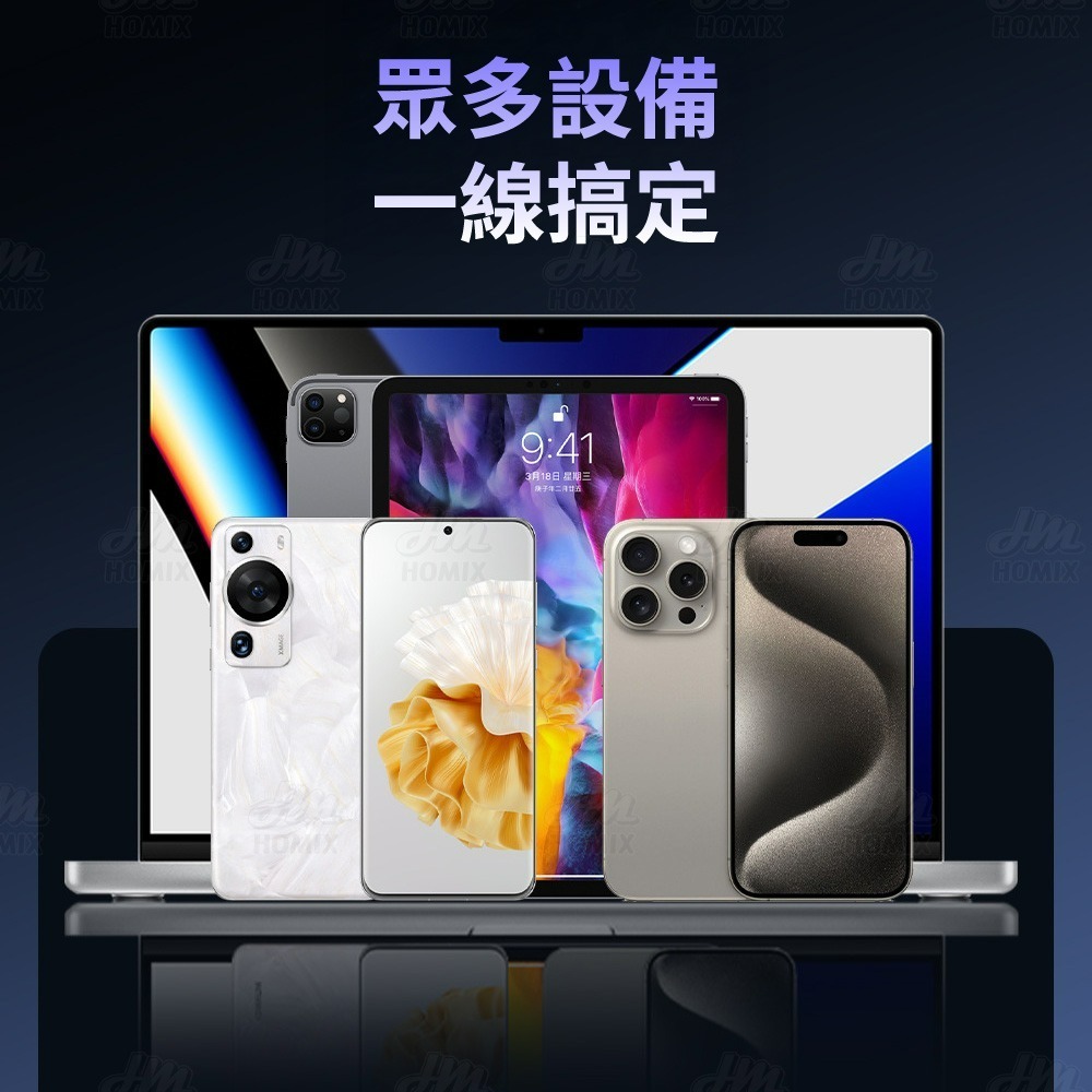 『來人客』 倍魔 240W折疊支架編織數據線 自帶支架充電線 充電線 Type-C充電線 支架充電線-細節圖7