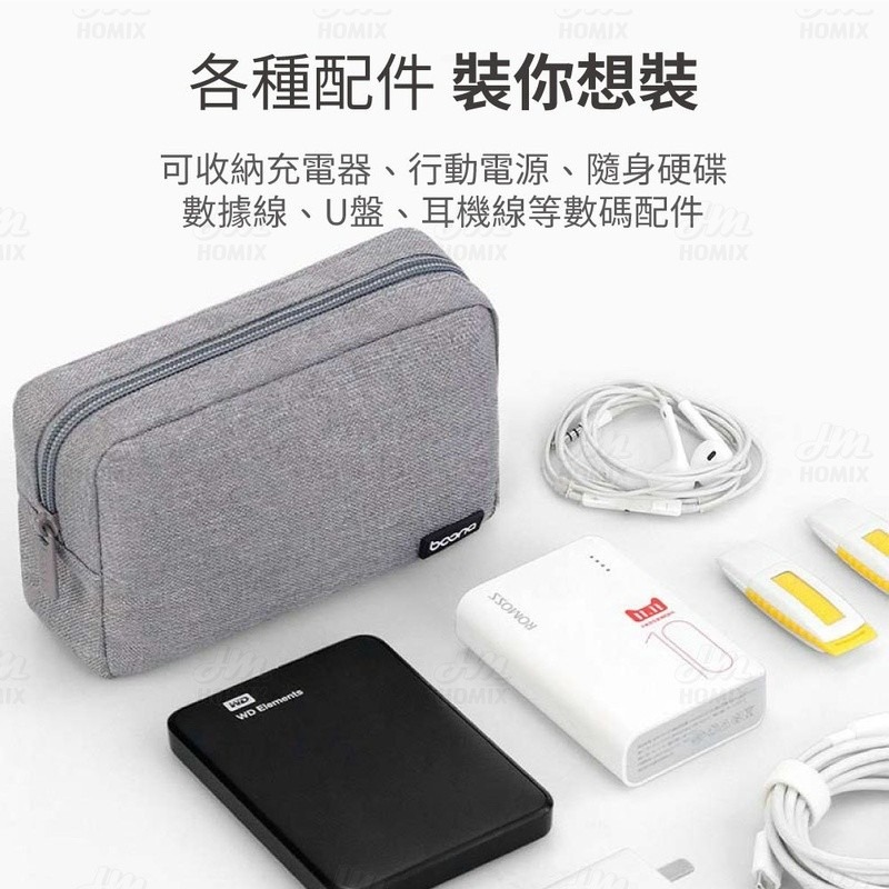 『來人客』 包納 配件收納包 3C收納包 收納包 萬用包 線材收納 數據配件 整理包 防磨包 防水收納包-細節圖3