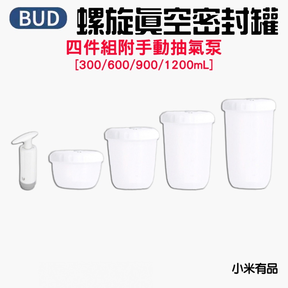 『來人客』 小米有品 博的 BUD 螺紋真空密封罐 真空罐 密封罐 保鮮盒 真空密封罐 真空保鮮盒-規格圖7