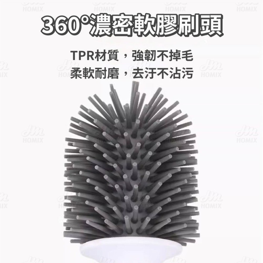 『來人客』ecoco 意可可 馬桶刷 壁掛式馬桶刷 馬桶刷子 馬桶清潔刷 馬桶清潔 廁所刷 矽膠馬桶刷 浴室清潔刷-細節圖3