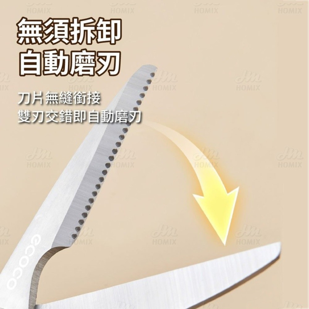 『來人客』 ecoco 意可可 多功能廚房剪刀 不鏽鋼剪刀 強力雞骨剪 料理剪刀 多功能剪刀 剪骨剪刀 鹹水雞剪-細節圖5