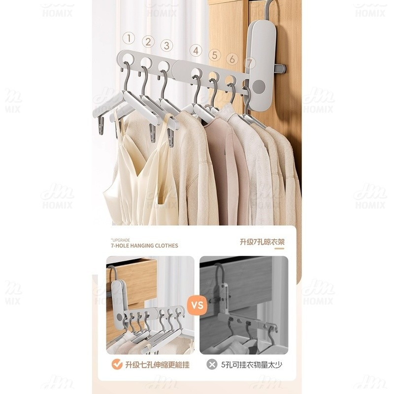 『來人客』 ecoco 旅行衣架掛架 旅行衣架 折疊掛架 曬衣架 衣架掛架 衣服架 毛巾架 掛架 收納架 晾衣架-細節圖6