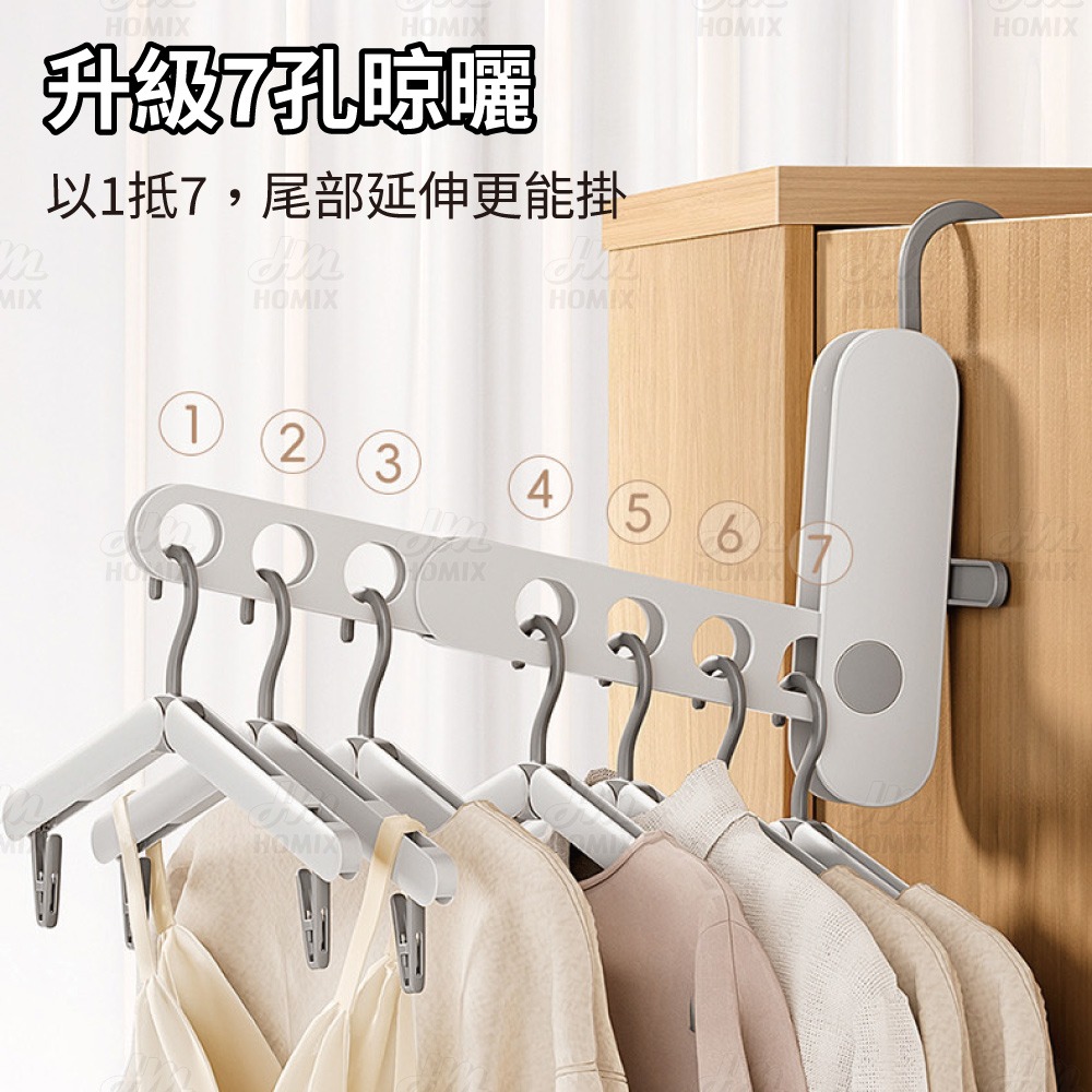 『來人客』 ecoco 旅行衣架掛架 旅行衣架 折疊掛架 曬衣架 衣架掛架 衣服架 毛巾架 掛架 收納架 晾衣架-細節圖3