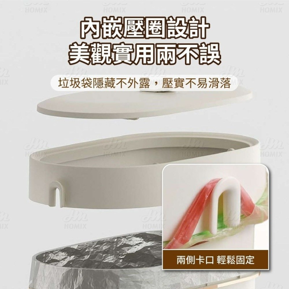 『來人客』 GONQIN 躬親 廚房壁掛垃圾桶 垃圾桶 免打孔 廚餘桶 收納桶 浴室垃圾桶 壁掛垃社桶 多功能收納-細節圖5