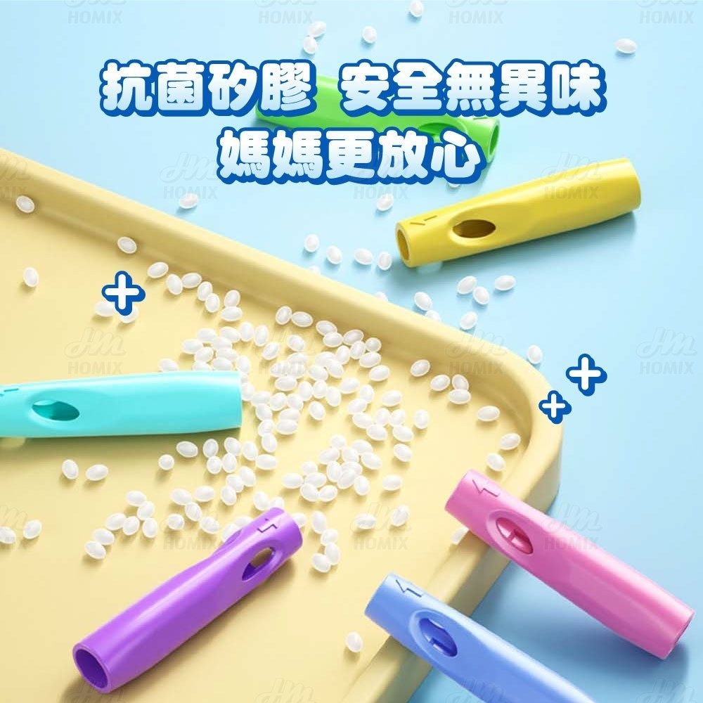 『來人客』 貓太子 3合1 握姿矯正筆套 握筆矯正 筆蓋 短筆延伸器 矯正筆套 握筆器 舒適軟墊 練習寫字 筆套-細節圖7