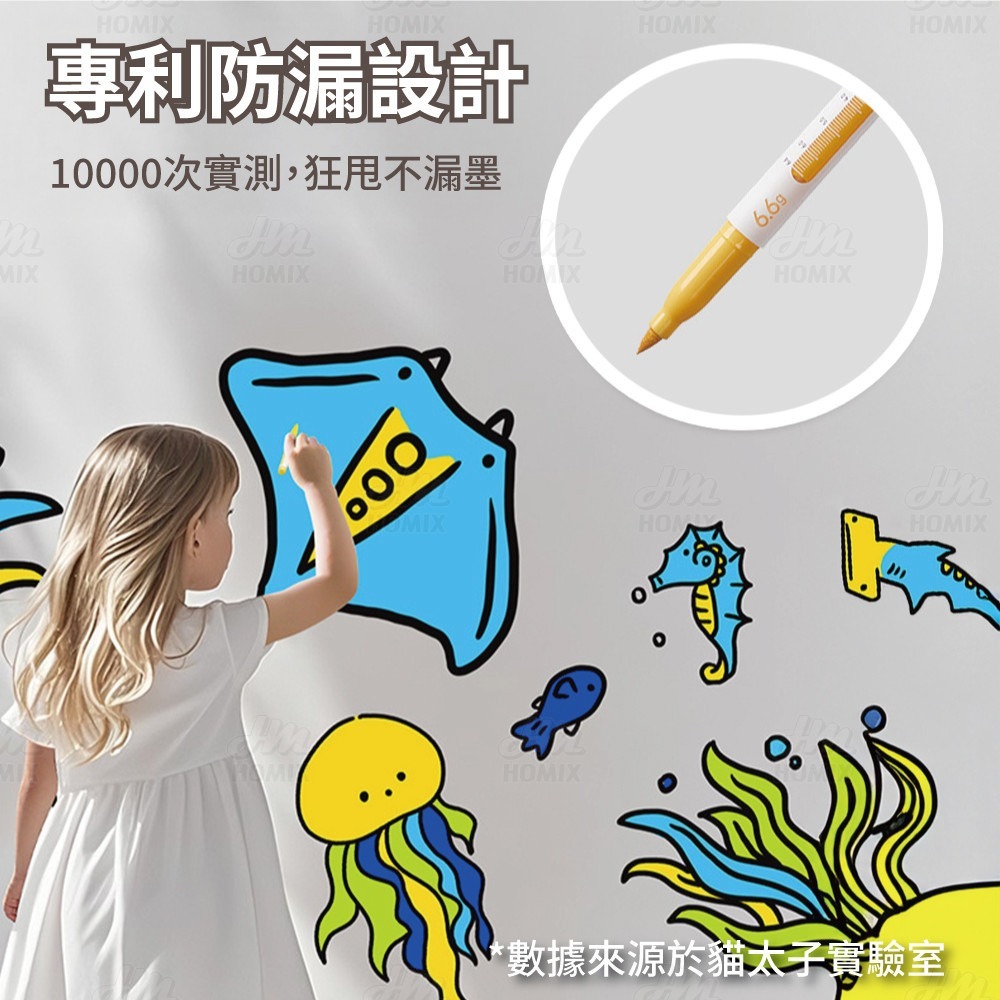 『來人客』 貓太子 直液式丙烯彩繪麥克筆 丙烯彩繪筆 彩色筆 繪畫塗鴉筆 直液式 可疊色 直液式馬克筆-細節圖3