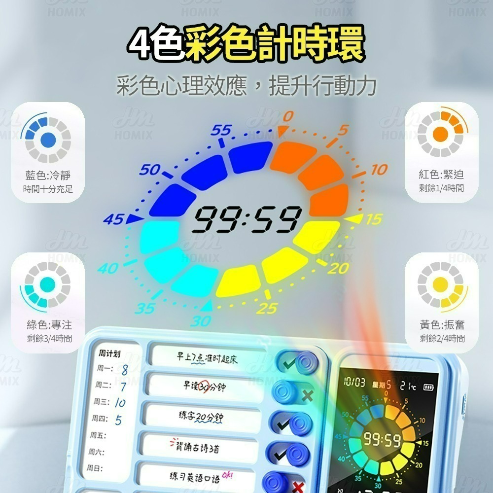 『來人客』 貓太子 第三代可視化自律打卡器Pro 第四代 計時器 時間管理打卡器 讀書計時器 學習計時器 自律管理-細節圖5