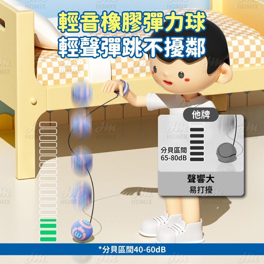 『來人客』 貓太子 彈力視力訓練球2.0 趣味彈力球 視力訓練 拋接球 預防近視 反應球 注意力 鍛鍊手腕 手眼協調-細節圖5