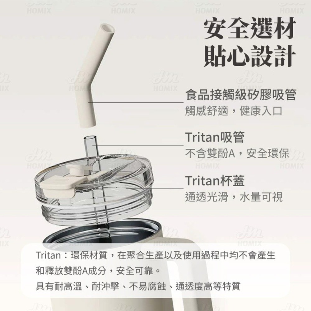 『來人客』小米 米家 吸管杯 1L 大容量 316L 不鏽鋼 冰壩杯 小米保溫杯 車載杯 車用保溫杯 保冷 四季杯-細節圖5