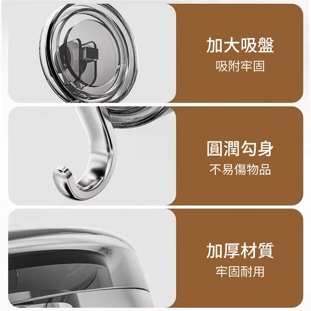 『來人客』真空無痕吸盤掛勾 無痕吸盤掛勾 免釘掛勾  真空吸盤掛勾 浴室掛勾 無痕掛勾-細節圖5